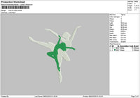 Dancecircle Embroidery File 6 sizes