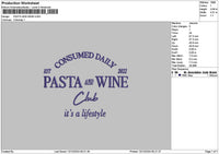 Pasteltext 1312 Embroidery File 6 sizes