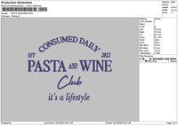 Pasteltext 1312 Embroidery File 6 sizes