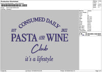 Pasteltext 1312 Embroidery File 6 sizes