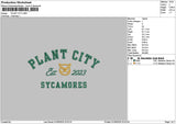 Citytext 0109 Embroidery File 6 sizes