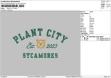 Citytext 0109 Embroidery File 6 sizes