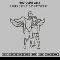 Photoline 2811 Embroidery File 6 sizes