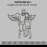 Photoline 2811 Embroidery File 6 sizes