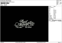 Raultext 0801 Embroidery File 6 sizes