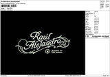 Raultext 0801 Embroidery File 6 sizes