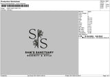 Samstext Embroidery File 6 sizes
