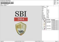 Sbitext Embroidery File 6 sizes