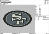 Sf Circle Bw Embroidery File 6 sizes