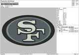 Sf Circle Bw Embroidery File 6 sizes