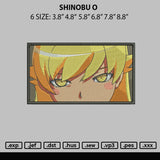 Shinobu O Emboidery File 6 sizes