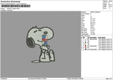 Snoopy Redbull 03 Embroidery File 6 sizes