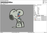 Snoopy Redbull 03 Embroidery File 6 sizes