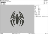 Spider Embroidery File 6 sizes