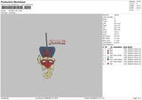 Spidercat Embroidery File 6 sizes