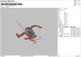 Spider W Embroidery File 6 sizes