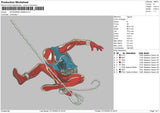 Spider W Embroidery File 6 sizes