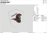 Spartani Embroidery File 6 sizes