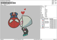 Spidergwen 01 Embroidery File 6 sizes