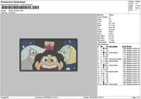 Cartoon Rectangle 1812 Embroidery File 6 sizes