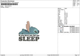 Stitchsleep Embroidery File 6 sizes