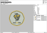 Teamtext Embroidery File 6 sizes