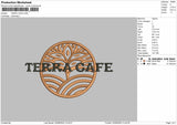 Terra Cafe Embroidery fIle Design