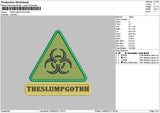 Theslumptext Embroidery File 6 sizes