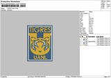 Tigrestext Embroidery File 6 sizes