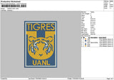 Tigrestext Embroidery File 6 sizes