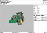Tracktor 1502 Embroidery File 6 sizes