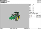 Tracktor 1502 Embroidery File 6 sizes