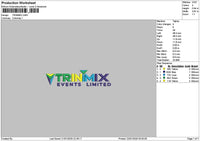 Trinimixtext Embroidery File 6 sizes