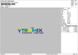 Trinimixtext Embroidery File 6 sizes