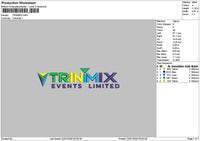 Trinimixtext Embroidery File 6 sizes