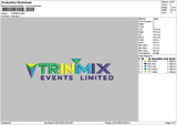 Trinimixtext Embroidery File 6 sizes