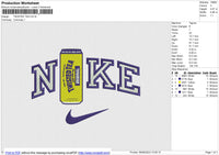 TWISTED TEA Embroidery File 6 size