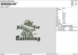 Tattooingtext Embroidery File 6 sizes