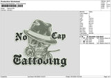 Tattooingtext Embroidery File 6 sizes