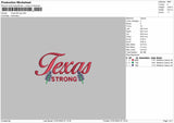 Texas Strong Embroidery File