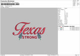 Texas Strong Embroidery File