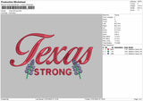 Texas Strong Embroidery File