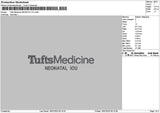 Tuftstext 1607 Embroidery File 6 sizes