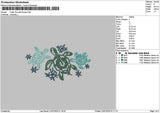 Turtle 2207 Embroidery File 6 sizes