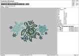 Turtle 2207 Embroidery File 6 sizes