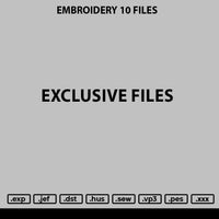 Embroidery 10 Files