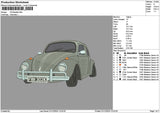 Car 0112a Embroidery File 6 sizes