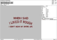Isaidtext Embroidery File 6 sizes