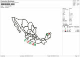 Yucatantext Embroidery File 6 sizes