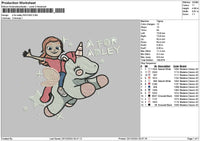 Adleytext Embroidery File 6 sizes